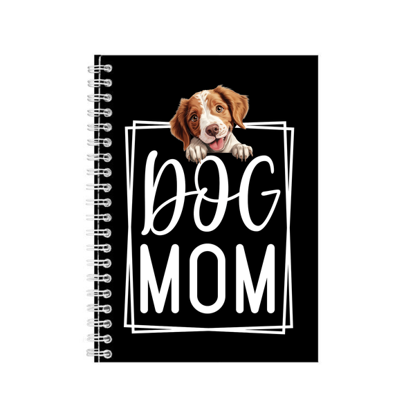 Britttany Breed A5 Blank Notebook for Dog Lovers Funny Graphic Present 007