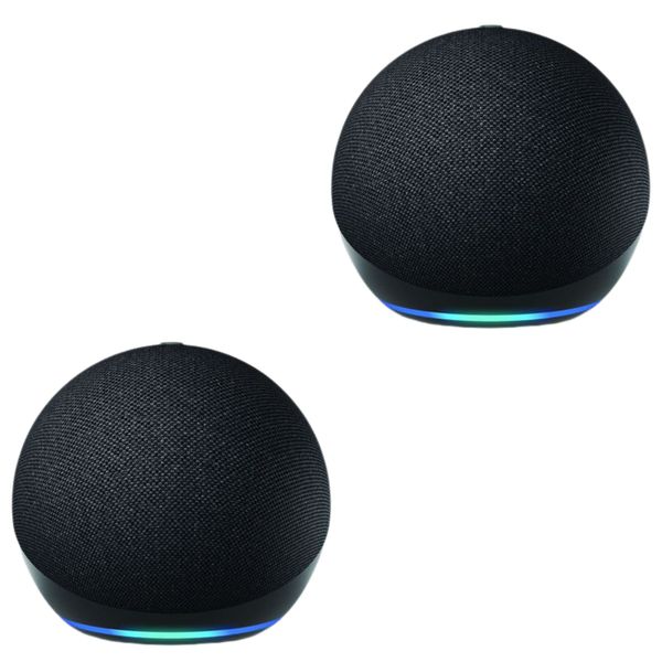 Amazon - 2x Echo Dot 5th Gen Charcoal (Parallel Import)