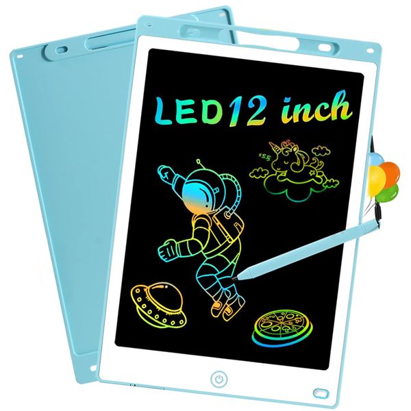 12" LCD Writing Tablet Kid Erasable Elastic Drawing Doodle Board with Pen