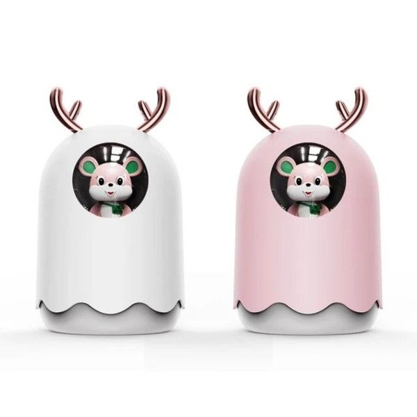 Set of 2 Cute USB Ultrasonic Mini Air Humidifier