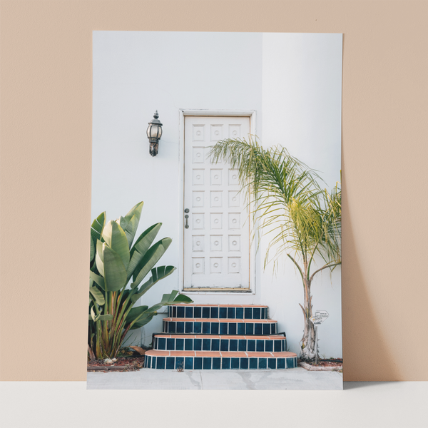 Beautifull Door in Naples Wall Print