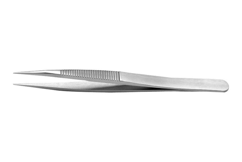 Ideal-Tek (00B.SA) Tweezer, Precision, Straight, Pointed, Stainless Steel