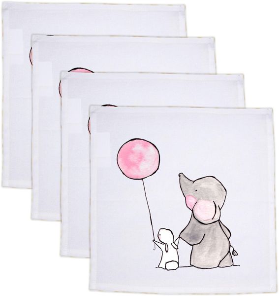 Pappa Joe - Printed Cloth Serviettes - Napkins - Friends Forever