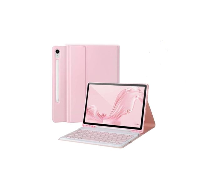 Bluetooth Keyboard with S Pen Holder Compatible For Ipad 9.7 - Pink