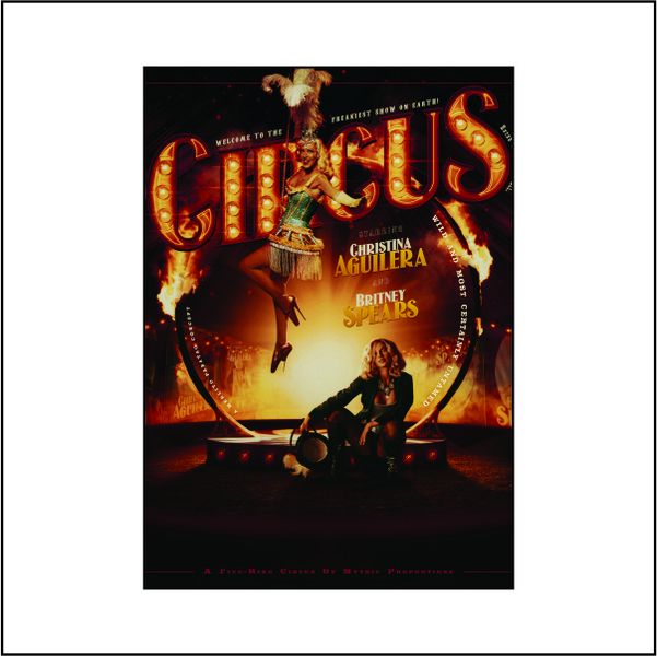 Christina Aguilera Circus - A1 Poster