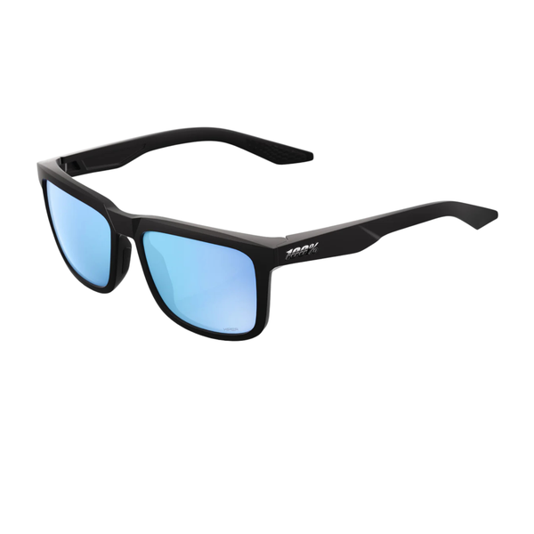 100% - Blake Matte Black HiPER Blue Mirror Lens