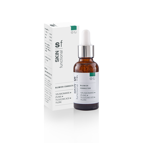 SKIN functional 10% Niacinamide + 2% NAG + 1% Succinic Acid &amp; Zinc, Serum, Acne, Breakouts