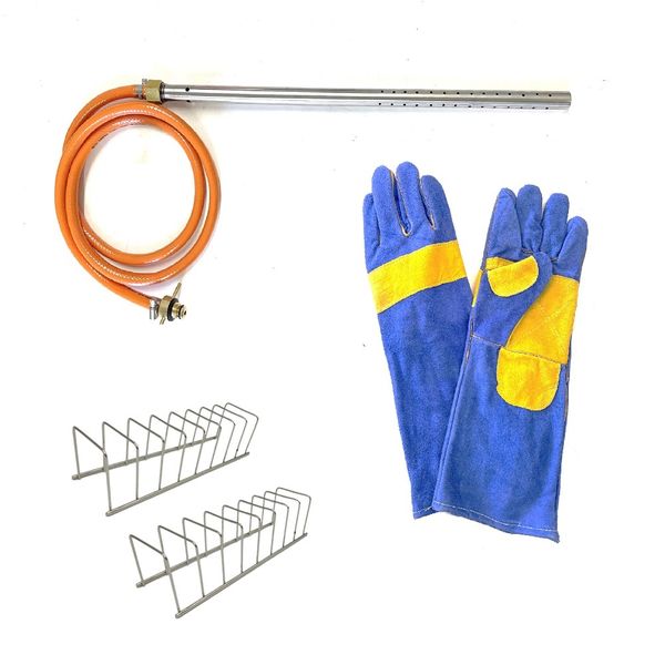 Braai Day Fire Starter, Chop Rack &amp; Glove Bundle
