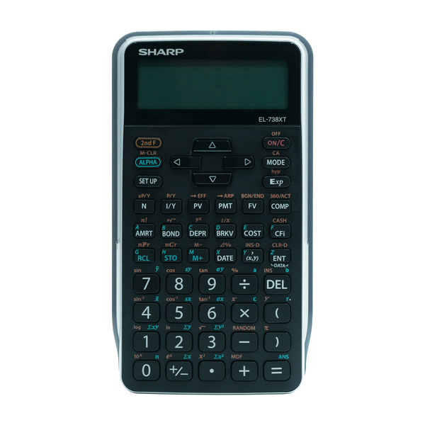 Sharp - EL-738XTB Business and Financial Calculator