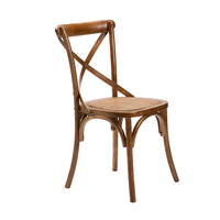 Cross Back Birchwood Dining Chair