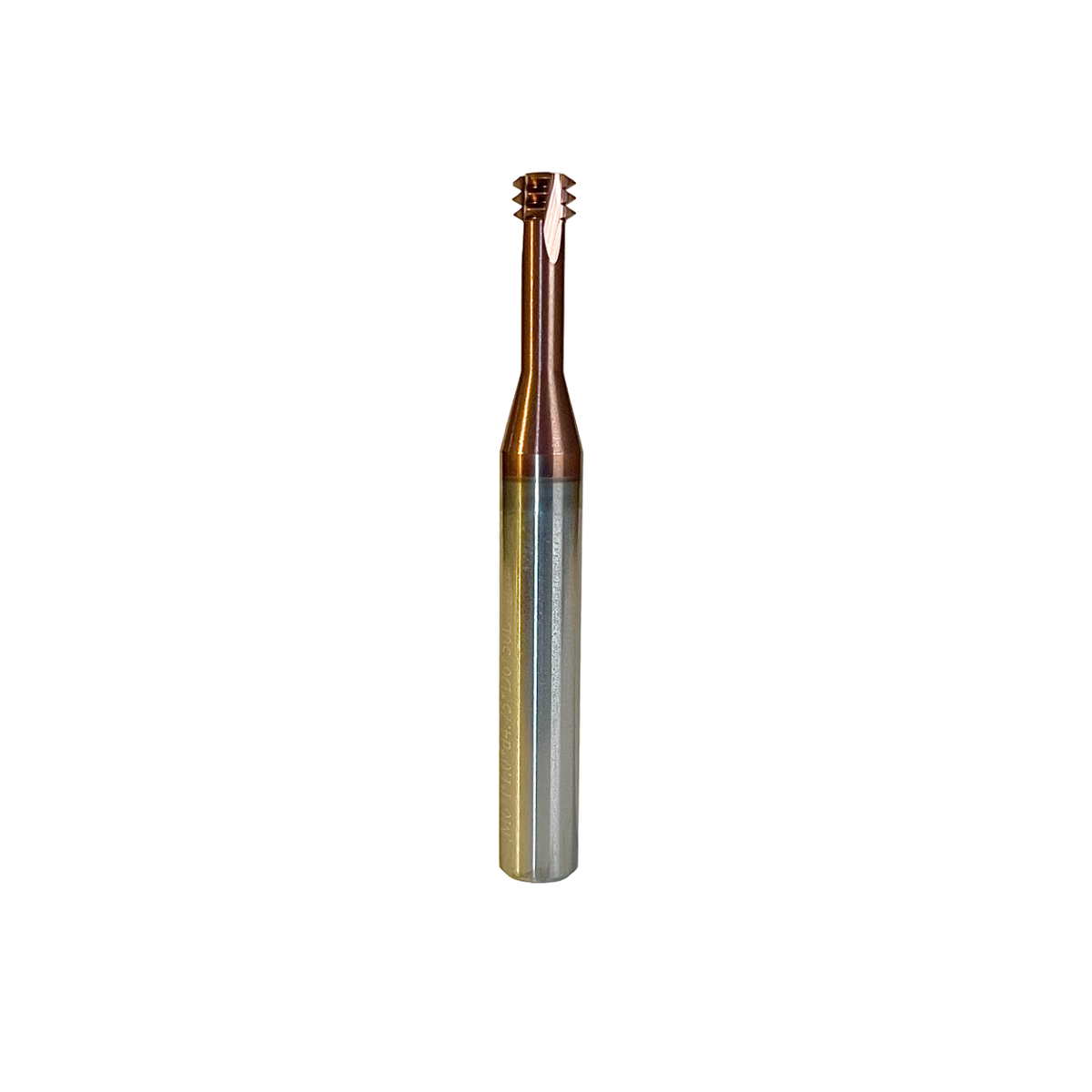 Tungsten Carbide - 3 Tooth Thread End Mill Cutter - 3 Flutes - M6 x 1.0