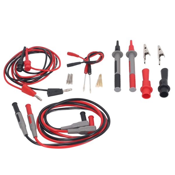 Multimeter Test Cable Kit with Hook and Tweezers