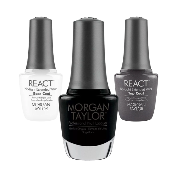 15ml Black Shadow - Morgan Taylor 3pc Nail Polish Set