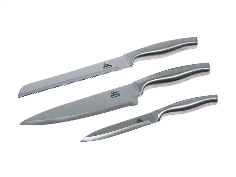 Elegant Knife Set Silver - Set Of 3