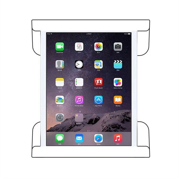 Compatible with Samsung By Adhesive or Screw Adhesive Tablet Stand, Black