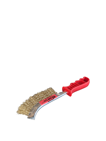 Wow Tools Wire Hand Brush with Ergonomic Handle (Nylon) - 1pc