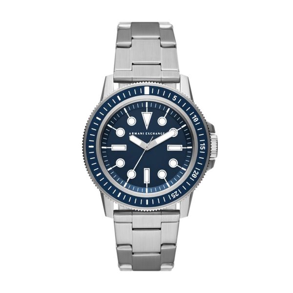Armani Exchange Mens Silver Stainless Steel Watch - AX1861