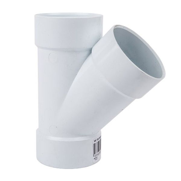 SABS 45 Degree Sv Pl Waste Junction - 50 mm - Bulk Pack of 7 x 5