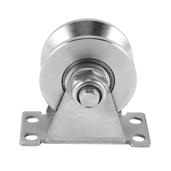 1-Pack V-Type Stainless Steel Pulley Block Mute Bearings