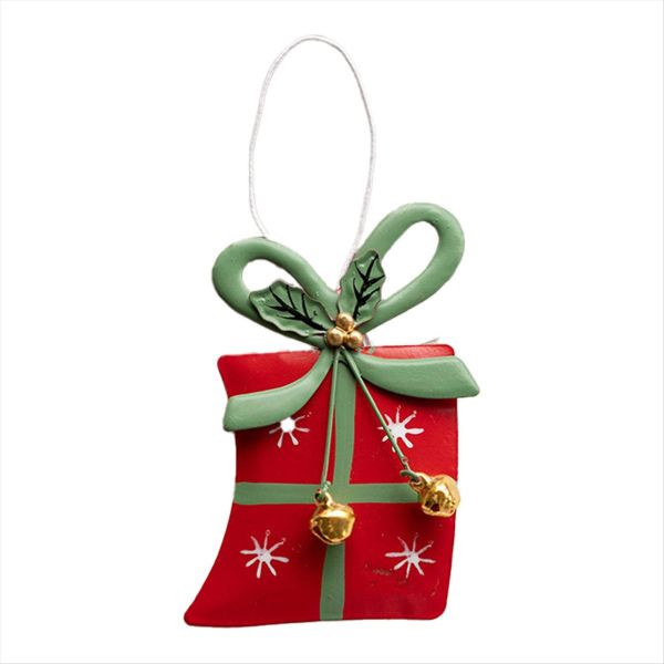 Wrought Iron Christmas Tree Pendant Star Bell Christmas Party C