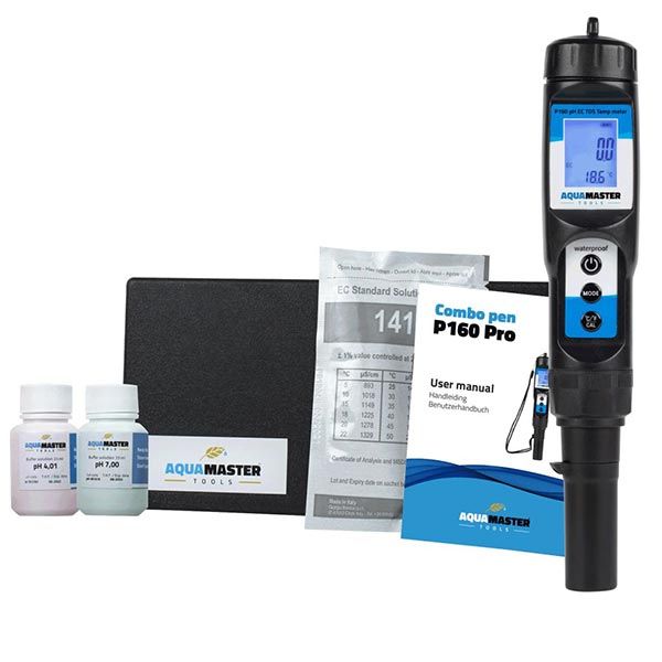 Aqua Master P160 Combo Pen pH EC PPM TDS Temp Meter