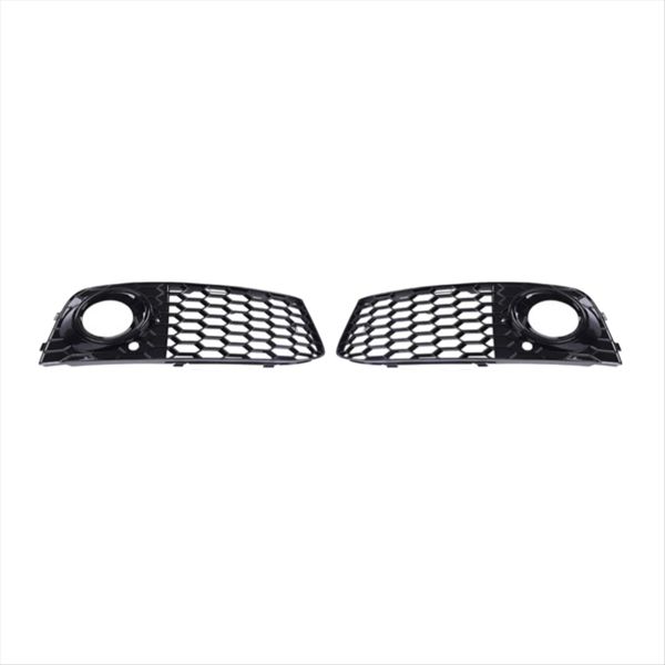 Car Front Bumper Fog Light Mesh Grill Cover 8Kd807682 Compatible with Audi
