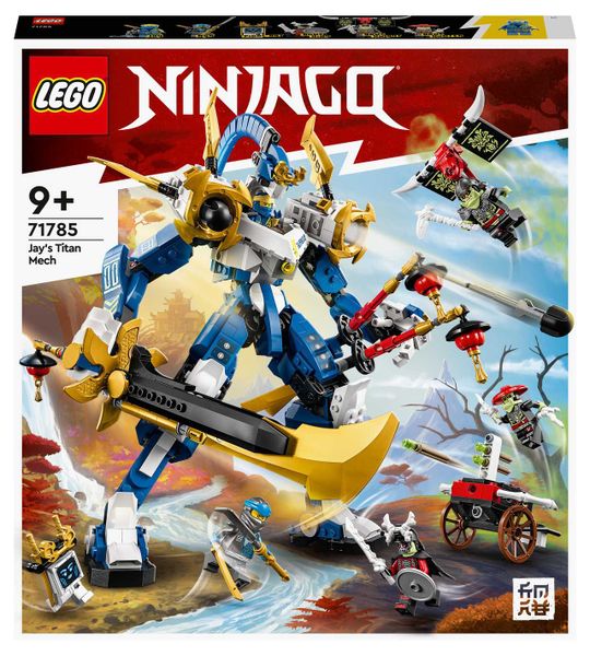 LEGO® NINJAGO® Jay’s Titan Mech 71785 Building Toy Set (794 Pieces)