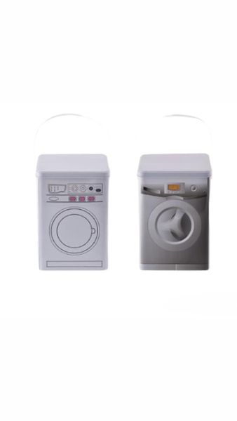 Set of 2 Storage Tins - Washing Machine Design