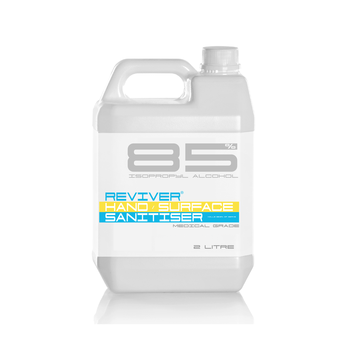 Reviver Hand & Surface Sanitiser 2Litre 85% (Isopropyl Alcohol)