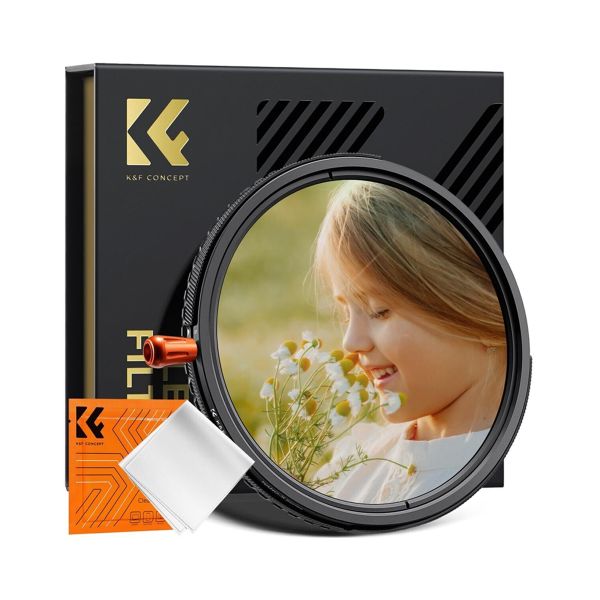 K&amp;F 82mm 3-in-1 ND2-32 CPL Black Mist 1/4 Lens Filter with 28-Layer Coating