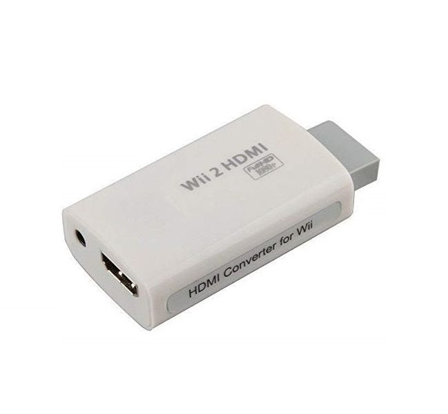 Wii to HDMI 1080P Full HD Upscaling Video Audio Converter - White