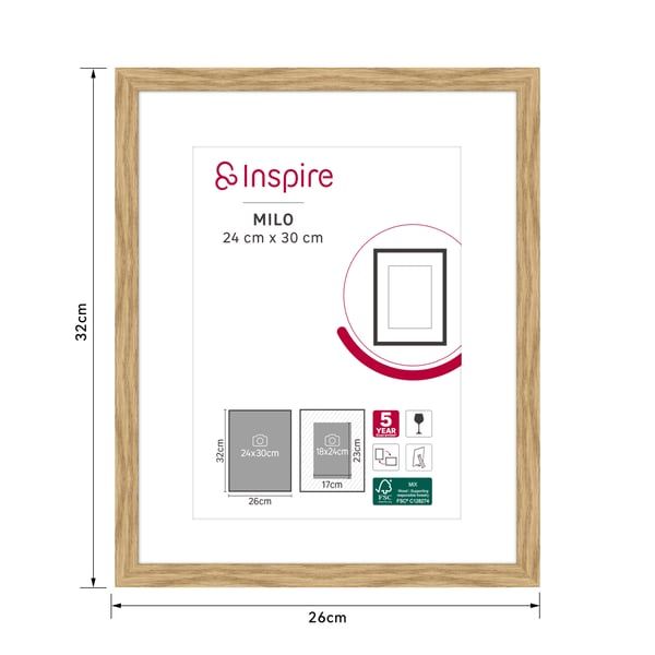 Inspire Frame Milo Oak 24x30cm