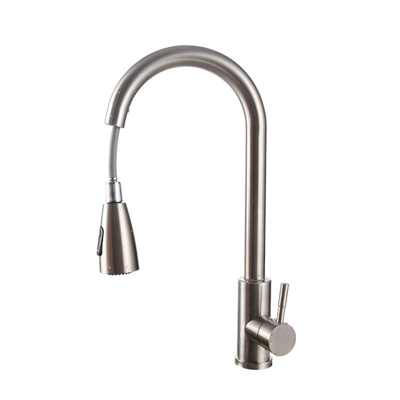 Kitchen Pull Out Faucet Retractable Rotating Faucet 304 Stainless   S Zoom.file