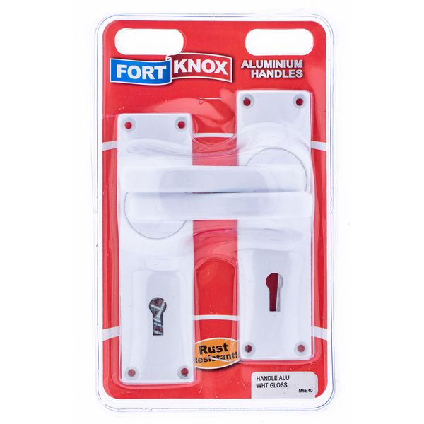FORT KNOX Handles Only White Gloss Aluminium Q:1 M6E40