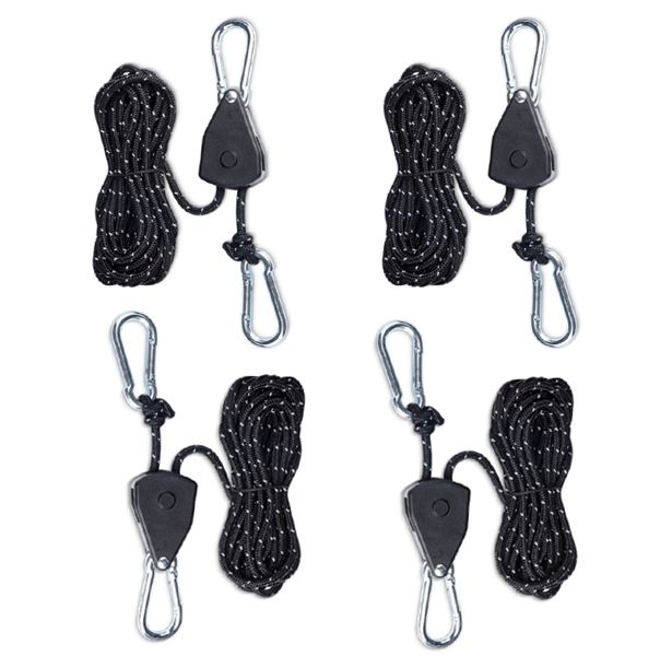Camping Tent, Windproof Nylon Pulley Tensioner, Waterproof Fabric Organizer