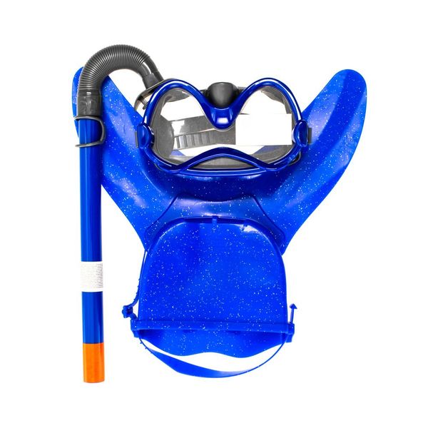 Junior Snorkeling Set (Includes Swimming Mask with Snorkel and Fins) - Blue