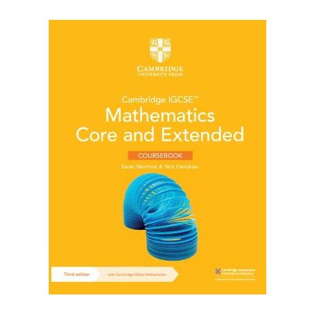 Cambridge IGCSE (TM) Mathematics Core and Extended Coursebook with Cambridge Online Mathematics (2 Years' Access) Image