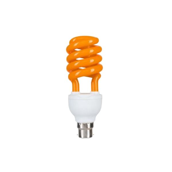 15W 230V Spiral Cf Lamp Orange B22