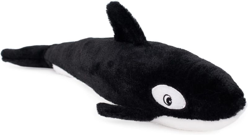 ZippyPaws Jigglerz Squeaky Dog Toy - Killer Whale