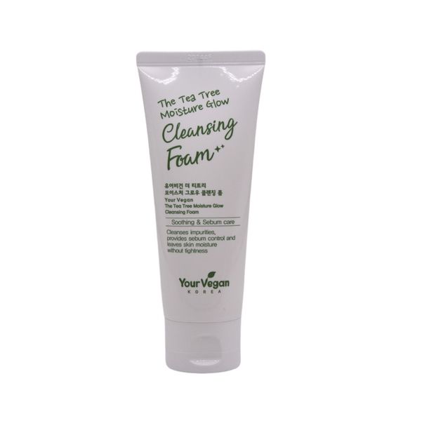 Your Vegan - Teatree Moisture Glow Cleansing foam