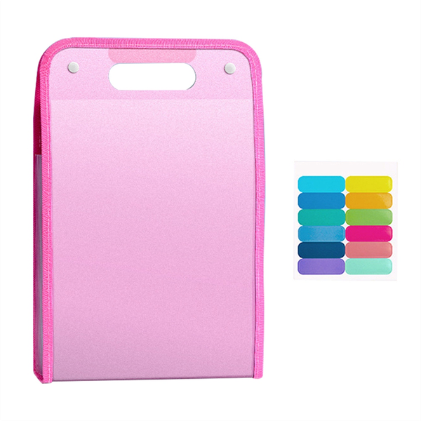 4Pcs A4 File Folders, Vertical A4 File Organizer with Handle