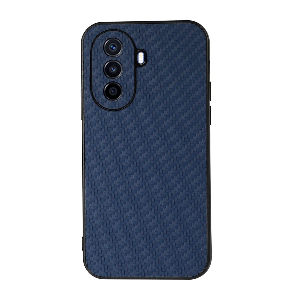 Carbon Fiber Texture Shockproof Phone Case for Huawei nova Y70 / Y70 ...