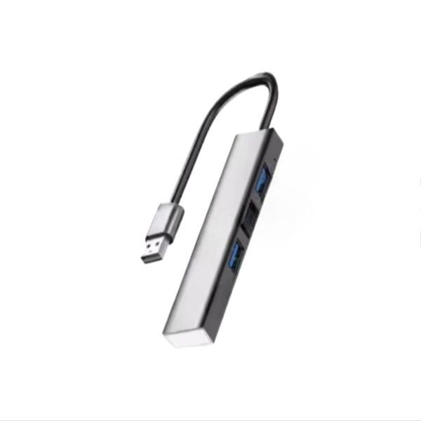 3-in-1 Slimline USB Hub with 3 USB 3.0 High-Speed Ports