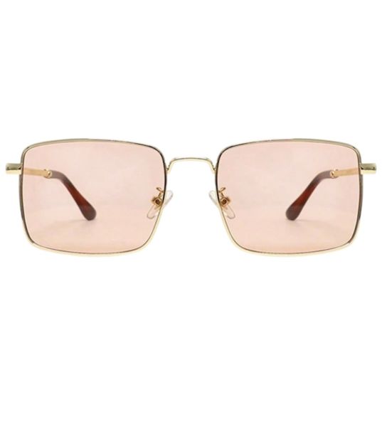 Champagne Avant-Garde Rope Arm Sunglasses
