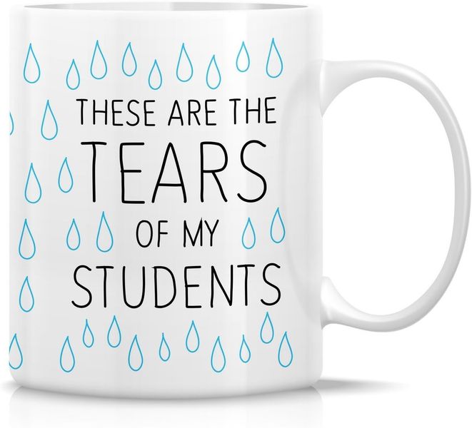 These Are Tears Of My Students Christmas Birthday Teacher Tutor Gift Mug