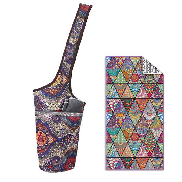 Yoga Mat Bag Carrier Large Size Pocket Pilates Mat Gym Accessories Storage