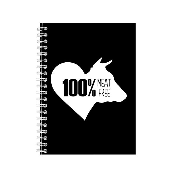 Vegan Wire Bound Notebook Gift Idea Writing Books A4 Notepad
