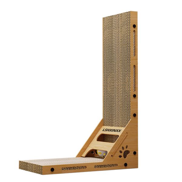 Cat Scratcher, 60cm L Shape Scratch Pad Wall Mounted