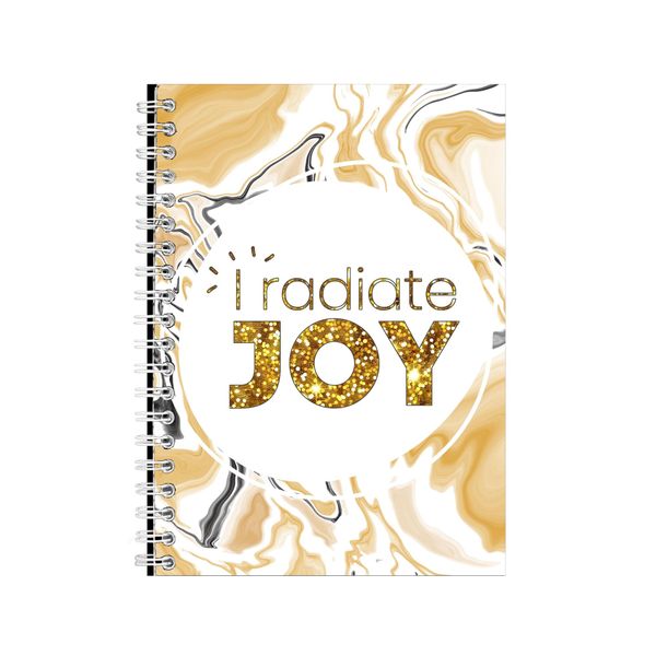 Joy A5 Notebook Spiral Lined Motivational Sayings Graphic Notepad Gift 224