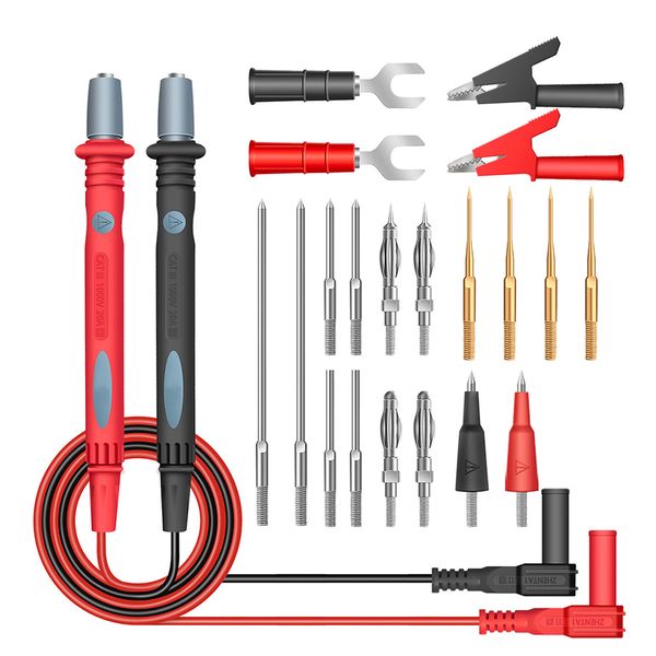 22 in 1 Multifunction Multimeter Test Leads with Replaceable Probe Needle